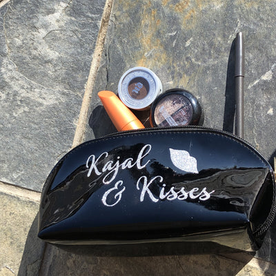 Kajal & Kisses Cosmetic Bag